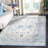 Aurich Light Gray/Blue Oriental Rug-1041676810