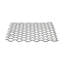Panneau de grille en métal déployé en aluminium thermolaqué noir 3 pi x 4 pi Architectural Products by Outwater - feuille de finition noire résistante de 7 lb