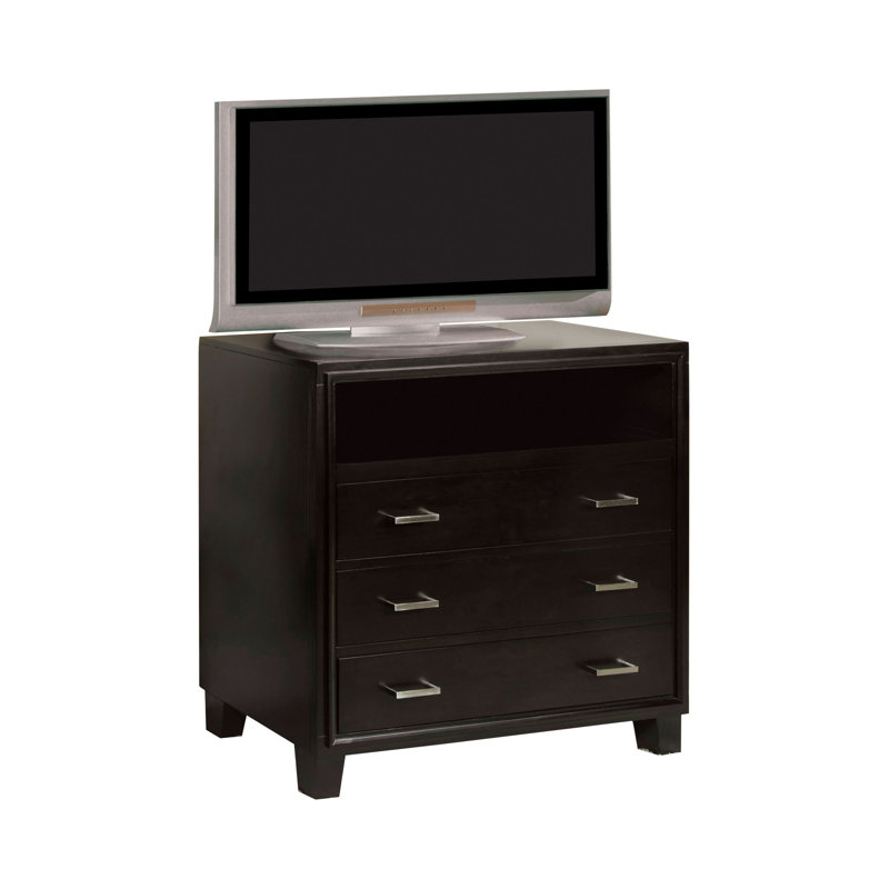Commode média 3 tiroirs Aniylah