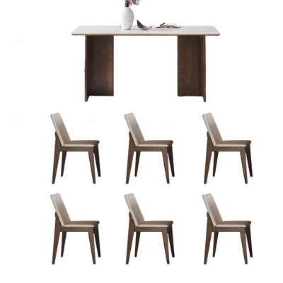 Ensemble de table de salle à manger et de chaises Modern Modern