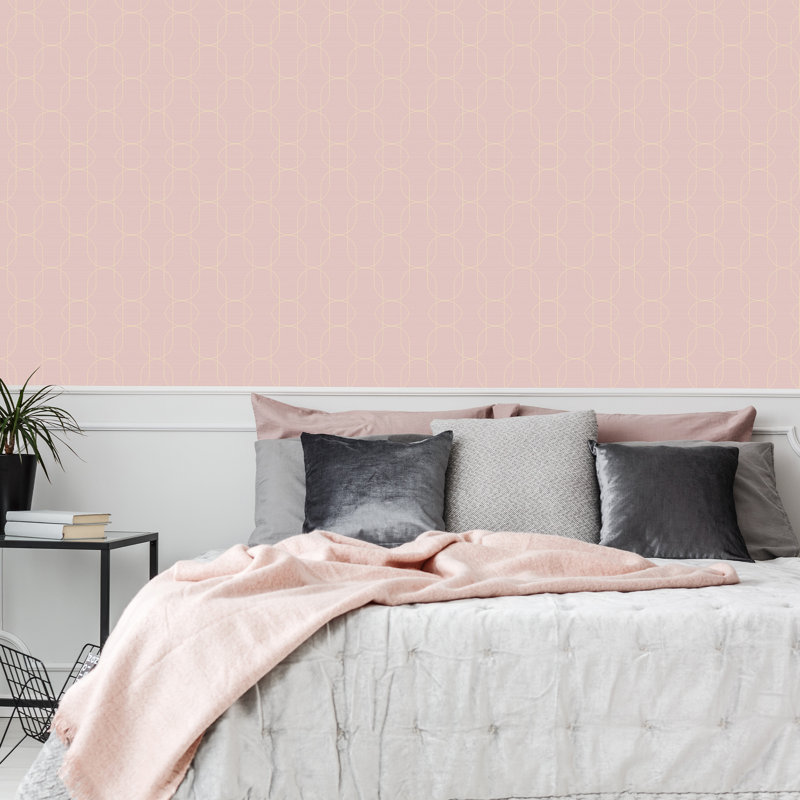 Superfresco Eternity Geometric Wallpaper, Pink