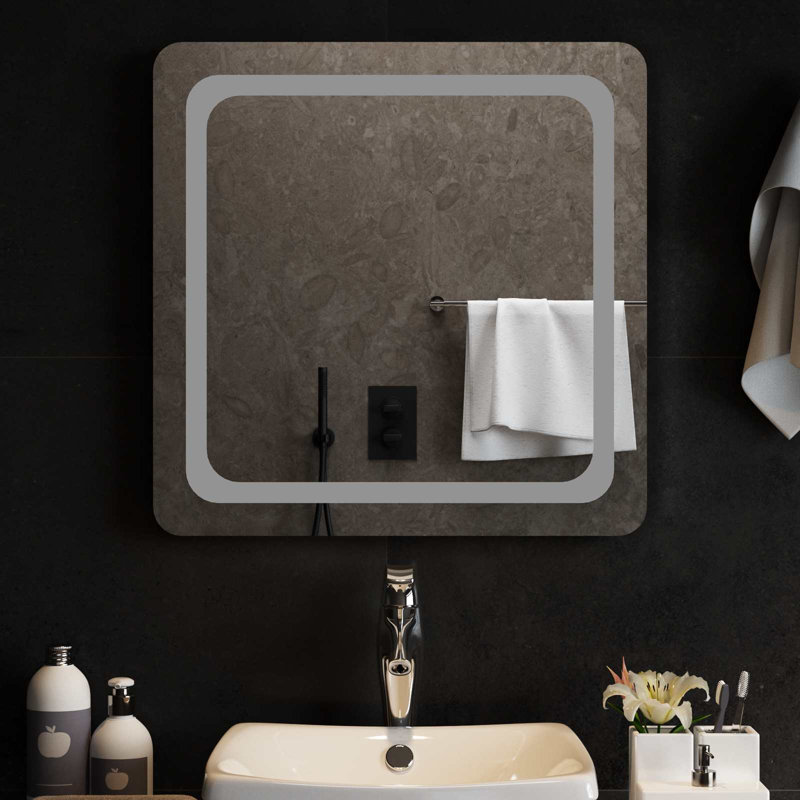 Square Mirror, 60cm H x 60cm W