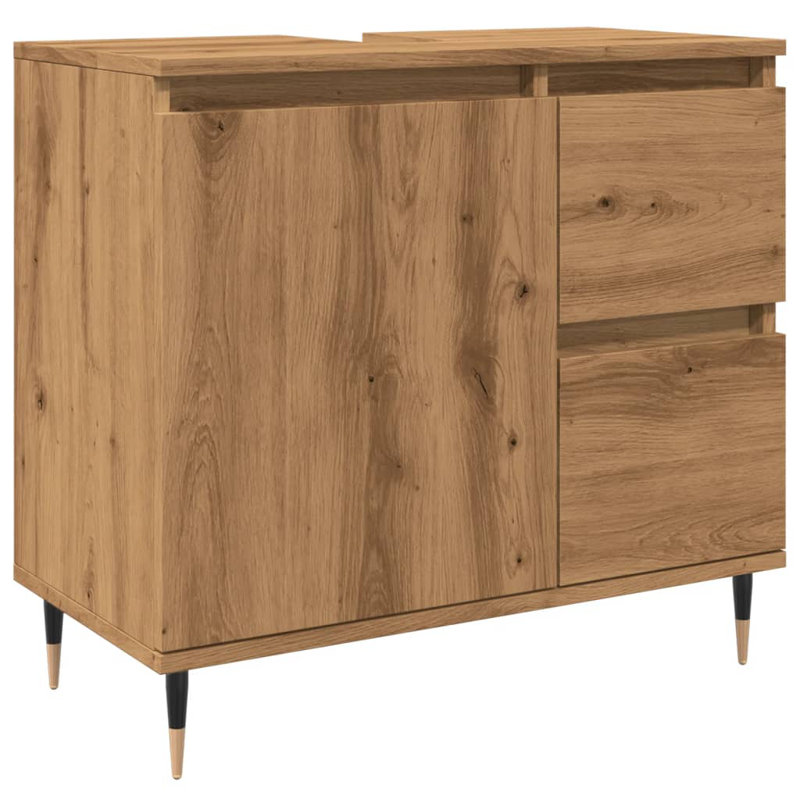 Brizia Bathroom Cabinet, Artisan Oak