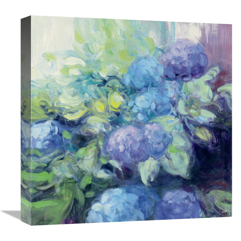 " Bright Hydrangea III " Print, 18" H x 18" W