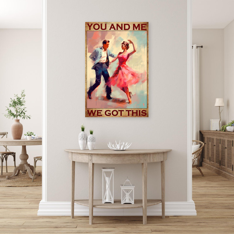 «Couple Dance We Got This», impression sur toile, H 36 po x l 24 po x P 1,25 po