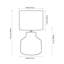 Jussi Ceramic Table Lamp