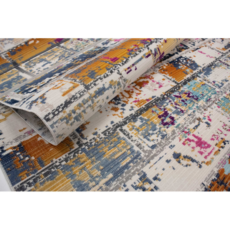 Morvant Geometric Indoor Rug, Rectangle 7'10" x 10'1"