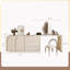 Bureau de commode extensible avec rangement et tiroirs Earnell Modern Home Office-1925030449