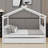 Wooden House Bed With Trundle-239448646