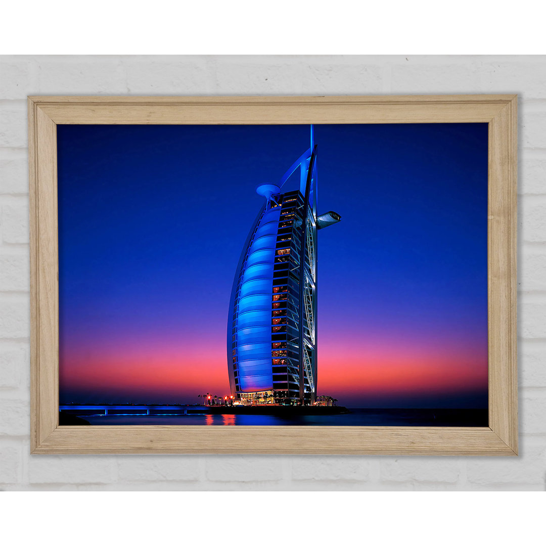 Burj Al Arab Dubai Uae - Einzelner Bilderrahmen Kunstdrucke