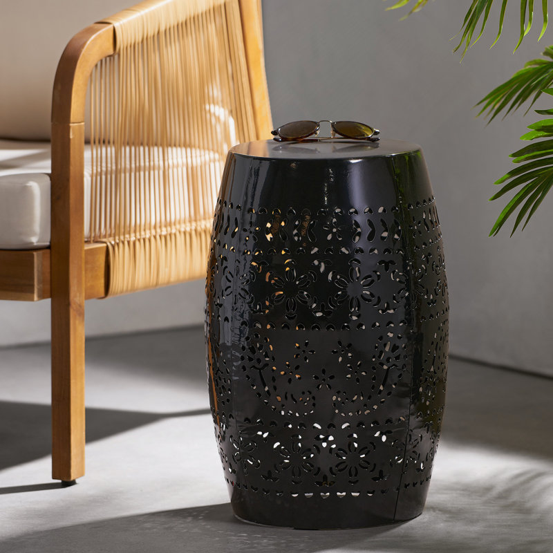 Table d'appoint RUBY 12 ", Noir