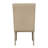 Diana 2-Toned Oatmeal Linen and Jute Dining Chair