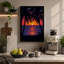 Tropical Sunset Reflection Coastal - Wrapped Canvas-1236998158-1236998385