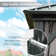 Galvanized Steel Patio Gazebo with Overhang Slope-design Double Roof