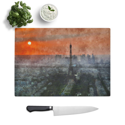 Eiffel Tower Vol.8 Painting Chopping Board