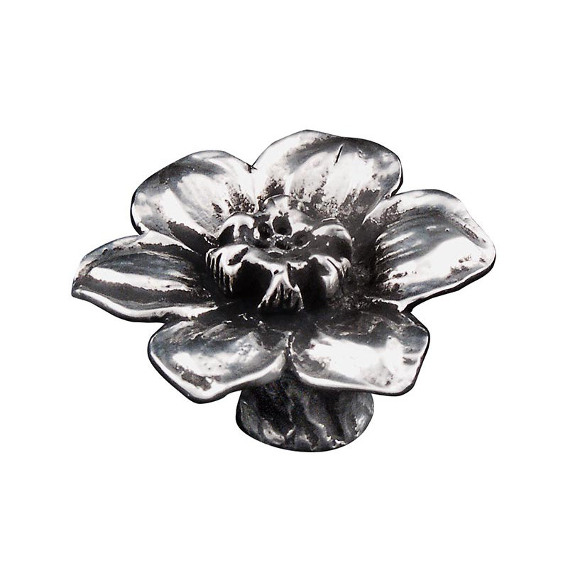 Carlotta Novelty Knob, Antique Silver