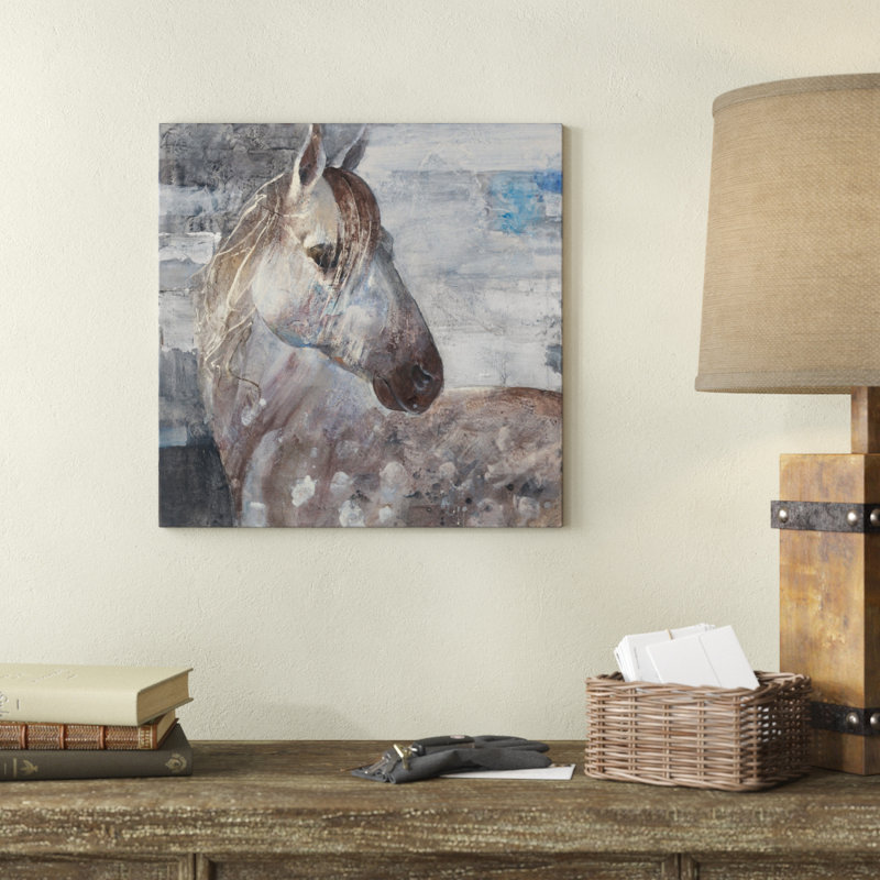 « appaloosa », reproduction d’art sur toile tendue, H 18 po x l 18 po