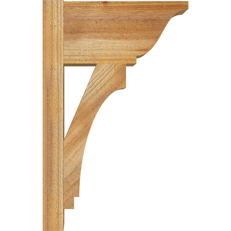Persienne impériale traditionnelle, Cèdre rouge occidental l 7 1/2 po (lisse), P 14 po x H 22 po
