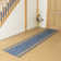 Cheops Looped/Hooked Blue Indoor Rug