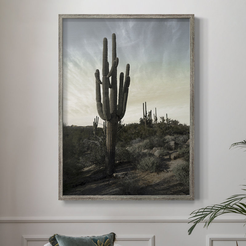 King of the Desert, reproduction encadrée - bois massif, H 21 po x l 17 po