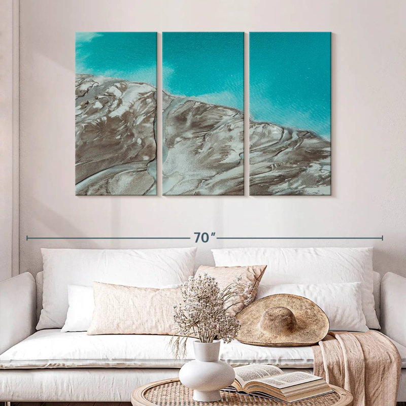 Gillard River Delta, 32" H x 50" W