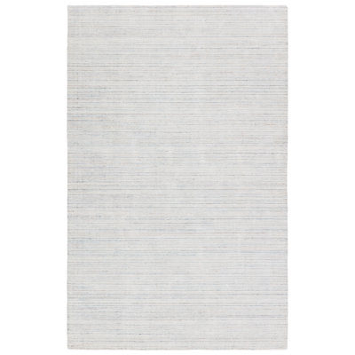 Ebern Designs Stranocum Mona Handwoven Indoor/Outdoor Solid Cream/ Gray Area Rug (6'x9')