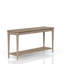 60 po Table large avec finition sable et tiroirs de rangement fonctionnels