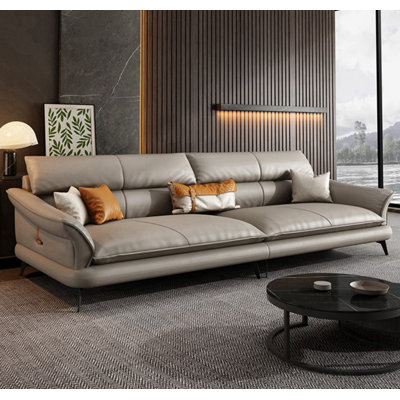 Creative Minimalist Faux Leather Sofa