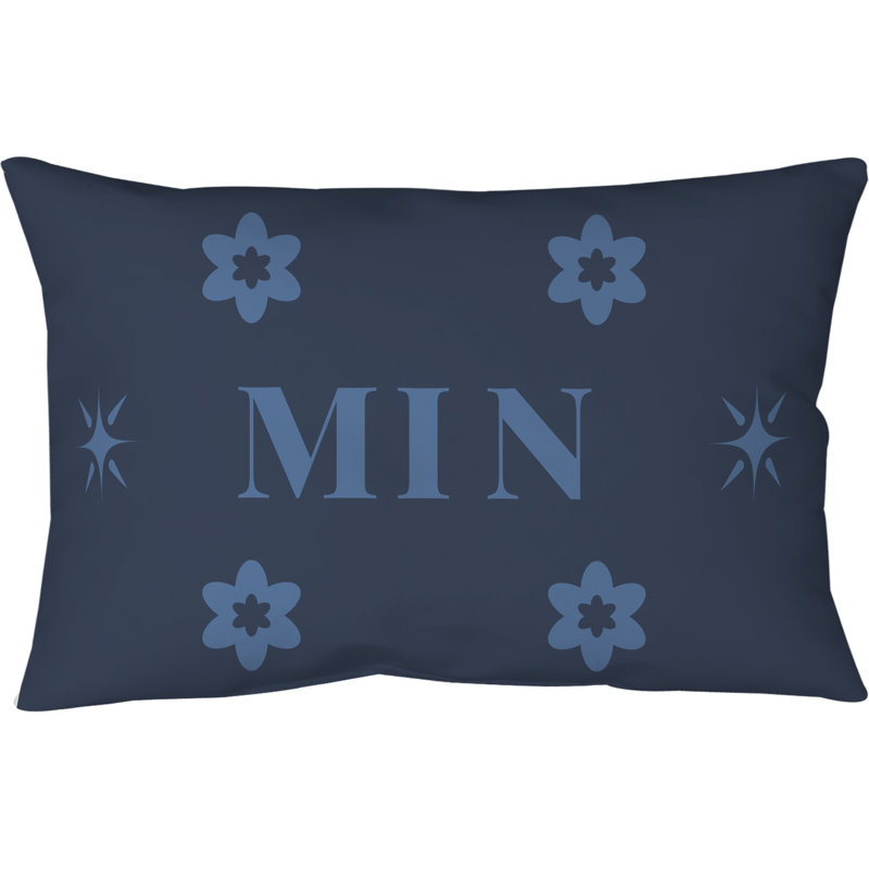 Oreiller de corps en polaire 20 pi x 54 po Minneapolis, Bleu / Bleu foncé