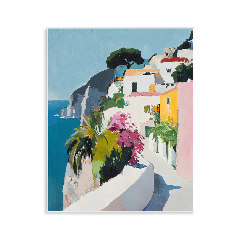 Plaque murale sur la côte italienne, design par Riley B