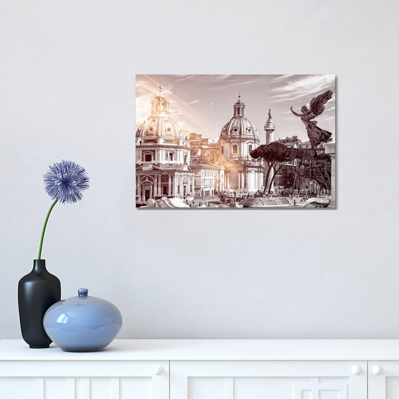 The City of the Italian Angels 1 Piece Wrapped Canvas Wall Art, 30.48 cm H x 45.72 cm W