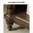 Traditional Hand Carved Yellow Birch Open Bookcase