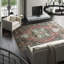 Wool Oriental Area Rug in Rust/Charcoal/Red-106953219