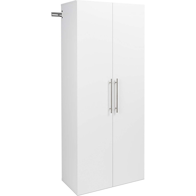 Large Garage Cabinet - White - Wall-Mounted Bathroom Cabinet, Storage Organizer, Garage/Kitchen/Laundry Use