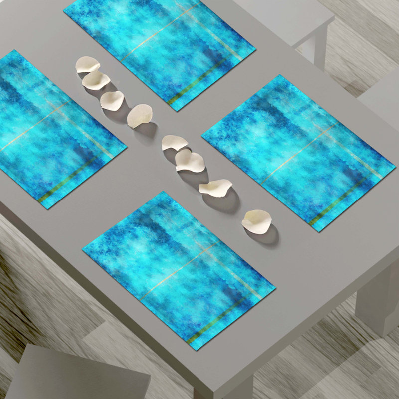 Napperon abstrait en polyester