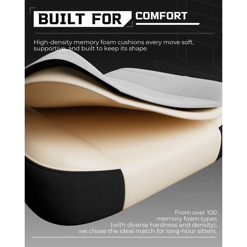 LUCKRACER Game Chair, White