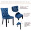 Chaise rembourrée en velours-318972212