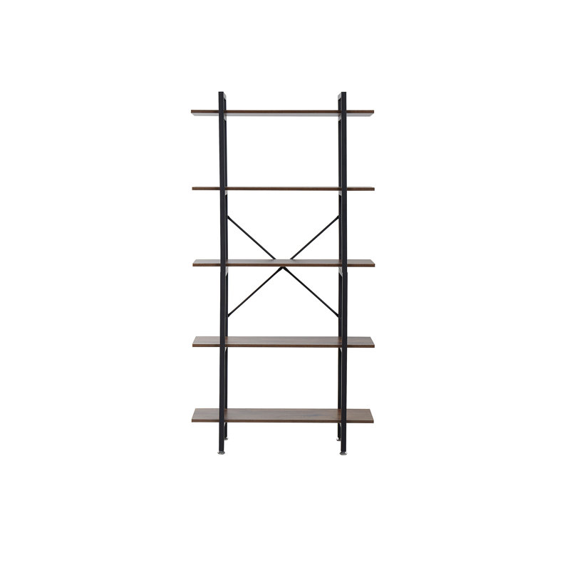 Omara 178 cm H x 90 cm W Steel Standard Bookcase