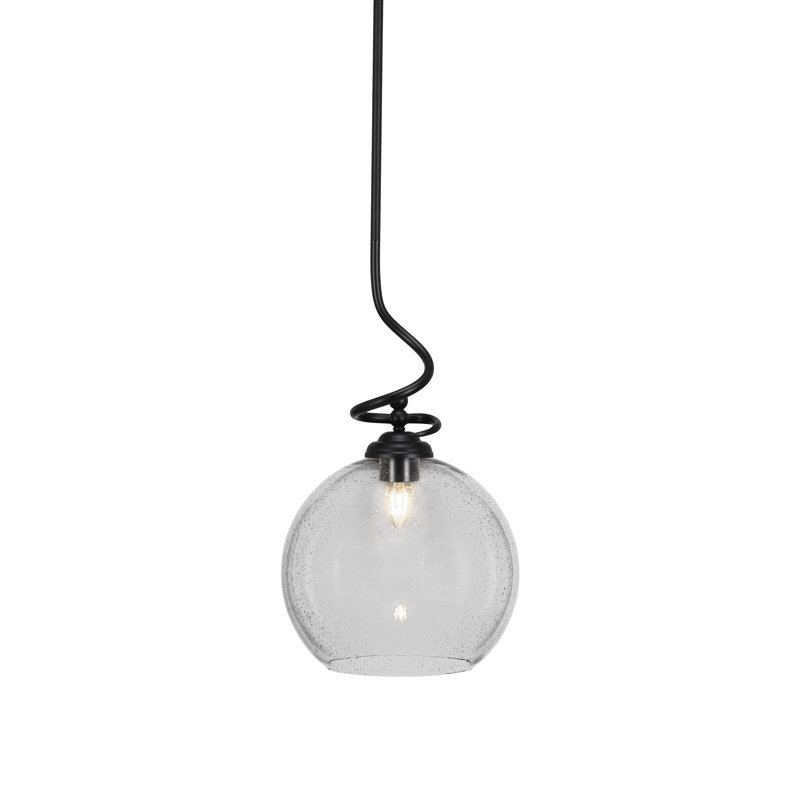 Luminaire suspendu Capri Capri, Noir mat, H 19,25 po x l 11 po x P 11 po