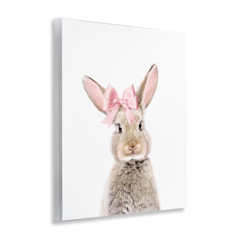 «Bunny with Pink Bow», art mural par Sissi et Seb