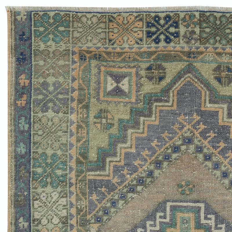 Tapis traditionnel turc traditionnel fait à la main. 100% laine