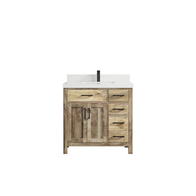 Malibu Mango 36'' Single Bathroom Vanity with Top