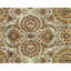 Hand Knotted Wool Area Rug in Gray And Gold