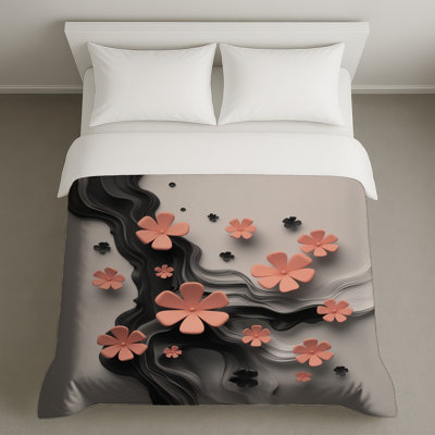 Housses de couette en papier rose