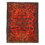 Kuth Cotton Oriental Area Rug in Rust
