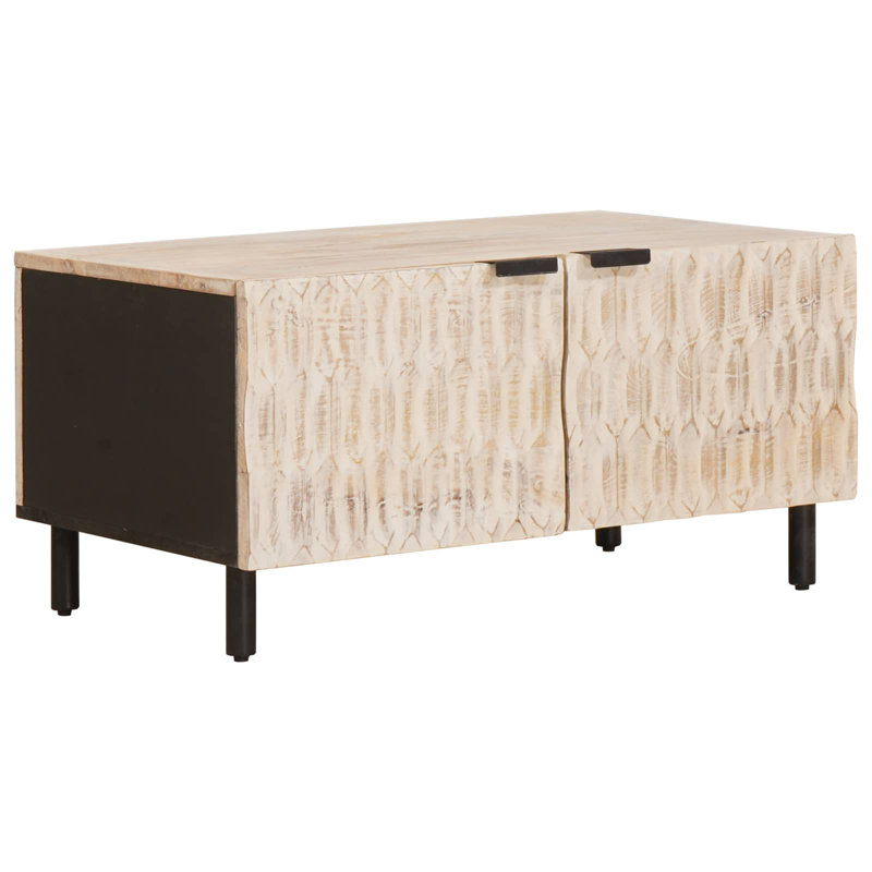 Tarquinio Coffee Table with Storage, White