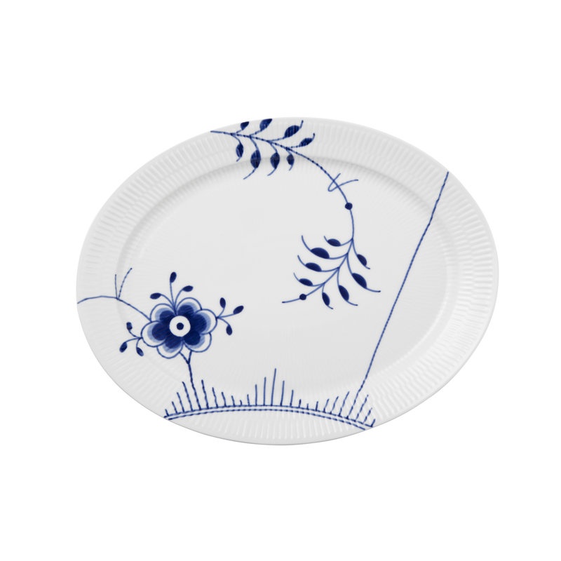 Royal Copenhagen Blue Fluted Mega Oval Platter