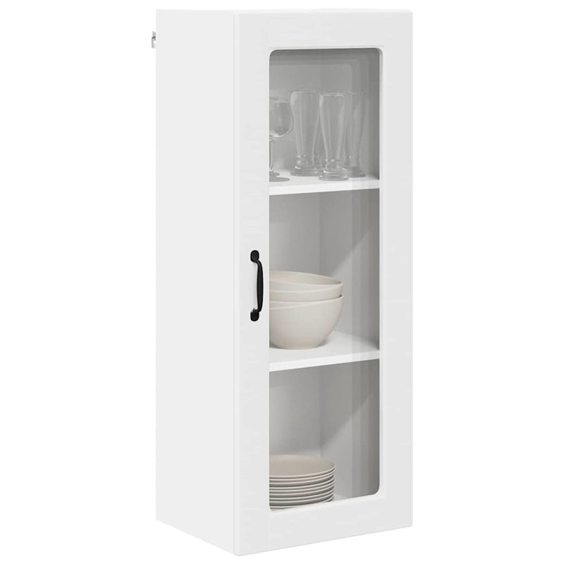 Vidaxl Kitchen Wall Cabinet White 40 X 31 X 100 Cm Engineered Wood, White