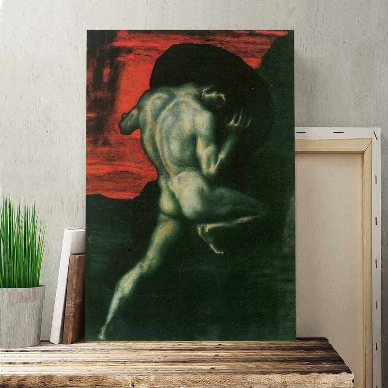 Franz Stuck - Wrapped Canvas Painting, 60cm H x 40cm W