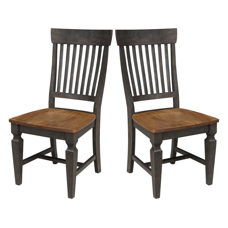 Chaise Slagle, Hickory / charbon délavé